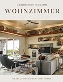 Wohnzimmer Dekoration Modern: Eleganter moderner Wohnbereich, Dekorationsideen für ein farbenfrohes Wohnzimmer, Innenarchitek