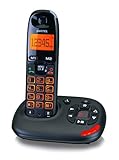 Switel DCT50071 VITA schnurloses DECT Seniorentelefon, Anrufbeantworter, große Tasten und Display beleuchtet, Hörgerätekompatibel