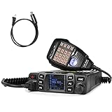 Anytone AT-778UV II Mobile Ham Radio Mini Dual Band VHF/UHF Transceiver 5W/15/25W, 200 Kanäle, CTCSS und DCS mit DTMF-Mikrofon