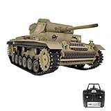 SRYC 1 16 RC Panzerkampfwagen III AUSF L Panzer Model, WW2 Deutschland Ferngesteuerter Bausatz mit Sound Raucheffekt, Kann Geschosse Abfeuern 4O3014310Z4H60MFNAJ