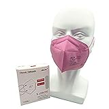 Tradeforth GmbH 100x Rosa - FFP2 in Schutzmaske, einzeln verpackt, 5 Lagig - Zertifiziert CE0370