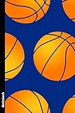 Notizbuch: Basketball Tagebuch/Notizheft ca A5 liniert mit 100 Seiten zum Eintragen und Ausfüllen der Notizen, Zeichnungen, Ideen oder Erinnerungen | ... ,Trainer und Basketball-Fans