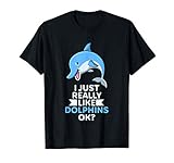 I Like Dolphins - lustiger Delfin T-Shirt