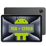 OSCAL Tablet 10 Zoll, 7GB(4+3) RAM 128GB ROM 1TB SD Erweiterung, 2023 Android Tablet, 6580mAh, 1280x800 IPS Touchscreen, 13MP+8MP, Quad-Core Processor, WiFi Tablet, BT5.0, Google GMS Certified, OTG