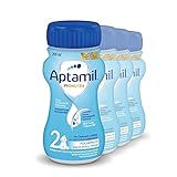 Aptamil Pronutra 2, Folgemilch nach dem 6. Monat, Baby-Milchnahrung trinkfertig (4 x 200 ml)