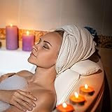 Laneta ZenHome Badewannenkissen - Nackenkissen Badewanne HYGIENISCHES Kissen Badewanne mit Premium Spezialschaumfüllung- Badewannenkissen Nacken - Badekissen - Wannenkissen