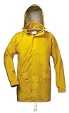 Norway PU Regen-Jacke mit Kapuze - gelb - Größe: XXL