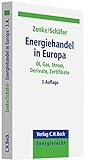 Energiehandel in Europa: Öl, Gas, Strom, Derivate, Zertifikate (C. H. Beck Energierecht)