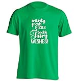 Flox Creative Erwachsene Unisex T-Shirt Minty Kisses Zahnfee Gr. S 86/91 cm, grün
