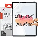 VIVAVA (2 Stück) matte Papier Folie für iPad Air 5 (2022) & iPad Air 4 (2020) 10,9 Zoll & iPad Pro 11 Zoll (2021, 2020, 2018) Displayfolie Schutzfolie Schreiben, Zeichnen und Skizzieren wie auf Papier