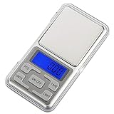Waage Balance Mini Pocket Digitalwaage Für Gold Sterling Silber Schmuck Gramm Elektronische Waage 100/200/300 / 500G X 0,01G / 0,1G 500G 0,01Gelektronisches Lcd-Display