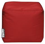 SITTING POINT only by MAGMA Sitzsack Scuba Cube 40x40x40cm rot (Outdoorgeeignet)