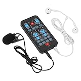 Sprachwechsler, Sprachwechslergerät 8 Soundeffekte Stimmenverzerrer Gerät Gaming Voice Changer Sound Live Soundkarte Unterstützt Mehrere Sp
