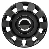 Kuglo Radkappen schwarz 13 Zoll - Radzierblenden für Stahlfelgen - Alufelgen Look Radblenden Für die meisten Marken & Felgen - Europäisches Produkt aus recyceltem Kunststoff - 4er Set Zierkappen