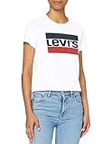 Levi's Damen The Perfect Tee T-Shirt, Sportswear Logo White ,S
