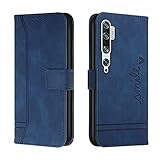 Bravoday Hülle für Xiaomi Mi Note 10 / Xiaomi Mi Note 10Pro / Xiaomi CC9 Pro, PU Ledertasche Handyhülle Flip Schutzhülle Kompatibel mit Xiaomi Mi Note 10, mit Kartenfäch & Kickstand, B