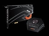 ASUS Strix RAID DLX 7.1 PCIe Gaming-Soundkarte mit Hochleistungs-Kopfhörer-Verstärker (600 Ohm) und audiophilem DAC und 124 dB SNR
