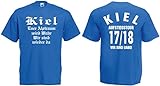 Fruit of the Loom Kiel Aufstiegs-Tour T-Shirt von S-XXXL Aufsteiger 2017/18|blau-XXL