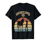 Heartland Retro Vintage Sonnenuntergang T-Shirt