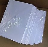 Waterslide Decal Paiper CLEAR 25 Blatt DIN A4 Transparentes Papier für Tintenstrahldrucker, Transferpapier