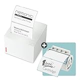 MANGOSLAB Nemonic Label - Etikettendrucker & Haftnotizdrucker | Thermoetikettendrucker | Etikettendrucker | Aufkleber Drucker | Bluetooth-Etikettendrucker | iOS & Android & MS Office