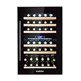 Klarstein Vinsider Built-In - Weinkühlschrank mit Glastür, Weintemperierschrank, Getränkekühlschrank mit LED-Beleuchtung, Weinkühler, Wine Fridge (132L / 41 Weinflaschen)