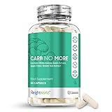 Carb No More Kapseln - Geprüfte Zutaten & Ohne Zusatzstoffe - Mit Kidney Bohnen, Guarana & Grüntee Extrakt - Vegan & Vegetarisch - 60 Kapseln - Von WeightWorld