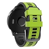 ISABAKE 22mm Weiches Silikon Armband für Garmin Vivoactive 4/Active/Samsung Galaxy Watch 46 mm/Gear S3,Quick Fit 22mm Sport Uhrenarmbänder für Samsung S3 Classic/Huawei Watch GT2/Ticwatch Pro S2/E2