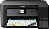 Epson EcoTank ET-2751, 3-in-1-Multifunktion, Drucken vorne/hinten, Scannen, Kopieren, Format A4, A5, A6, B5, C6, DL, LCD 3,7 cm, WLAN, schwarz