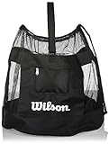 Wilson WTH1816 Unisex-Adult ALL SPORTS BALL BAG Volleyball, BLACK, Uni