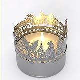 Ludwigsburg Schattenspiel: Zauberhaftes Kerzenlicht mit projizierten Stadtsilhouetten - Perfektes Souvenir für Ludwigsburg-Fans!