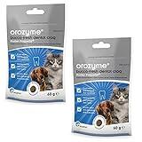 ecuphar Orozyme Bucco-Fresh Dental Croq für kleine Hunde und Katzen - Doppelpack - 2 x 60g