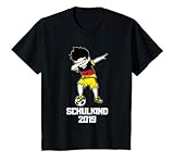 Kinder Schulkind 2019 Fußball Dabbing Fußballer Deutschland Trikot T-Shirt