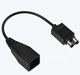 Goliton® Netzteil Stromversorgung Buchse Stecker Adapter Konverter Kabel für Xbox 360 und Xbox ONE - Schwarz