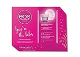 EOS LIP BALM GIFT PACK - You're the Balm Winter Duo Geschenkset (sichtbar weicher Kokosmilch Lippenbalsam & Guava Lip Scrub) in Geschenkverpackung