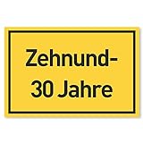 Gentle North 40 Geburtstag Schild für Männer und Frauen - Deko Geschenke Schild zum 40 Geburtstag - 30 x 20 cm Kunststoff