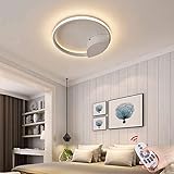 GUHPZA Deckenleuchten Aus Acryl, Schmiedeeiserne Runde Led-Wohnzimmerlampe, Deckenleuchte In Modernem Design Aus Metall Für Esszimmer, Küche, Schlafzimmer, Badezimmer，1