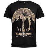 Imagine Dragons Night Visions 2013 Tour Soft T-Shirt Men Printed Casual Tee Shirts Black 3XL