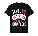 Level 20 Complete Zocker Geburtstag Gaming Geschenke Gamer T-Shirt