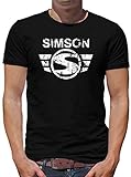 TShirt-People Simson Logo T-Shirt Herren M Schwarz
