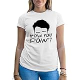 How You Doin Joey Friends Tv Series Damen Weißes T-Shirt Size L
