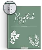 Hardcover Rezeptbuch zum Selberschreiben - mit Ringbuch innen - Kochbuch, Backbuch, Geschenkidee
