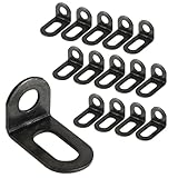 15 Stück Winkelverbinder Edelstahl, 18 x 18 x 30mm 90 GradVerstellbare Montagewinkel Befestigungswinkel, Befestigungswinkel 90 Grad, Edelstahl MetallWinkel L Klammern für Fenster, Möbel, Stuhl, T