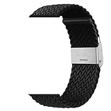 COEPMG Geflochtene Nylon-Uhrenarmbänder mit elastischer Schnalle für Garmin Fenix 7 7X 6 6X Pro 5X 5 3HR 945 S60 S62 QuickFit Release Strap Nylonbänder, Quickfit 22mm