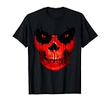 Totenkopf Skull Schwarz Düster Grusel Skulls T-Shirt