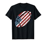 Vintage American Football Trikot USA Amerikanische Flagge T-Shirt