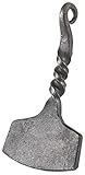 Battle-Merchant Thorshammer Kettenanhänger, aus Stahl geschmiedet Anhänger LARP Ritter Odin Thorshammer Wikinger Mittelalter