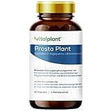 Vitalplant® Prosta Plant Kapseln im Braunglas | einzigartige Zusammensetzung aus Kürbiskernextrakt, Sägepalmenextrakt, Brennnesselwurzel