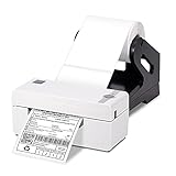 Professioneller Etikettendrucker mit Etikettenfach – 4x6 Versand Etikettendrucker bei 150mm/s, Thermo Etikettendrucker für Windows & Mac, kompatibel mit UPS, USPS, Etsy, Shopify, Amazon, FedEx, etc.