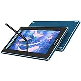 XP-PEN Artist 12 2. Generation Grafiktablett mit Display 11,9 Zoll 127% sRGB Farbraum mit X3 Smart-Chip batterielosem Stift für Illustration und Bildbearbeitung (Blau)